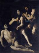 CARACCIOLO, Giovanni Battista Lamentation of Adam and Eve on the Dead Abel oil